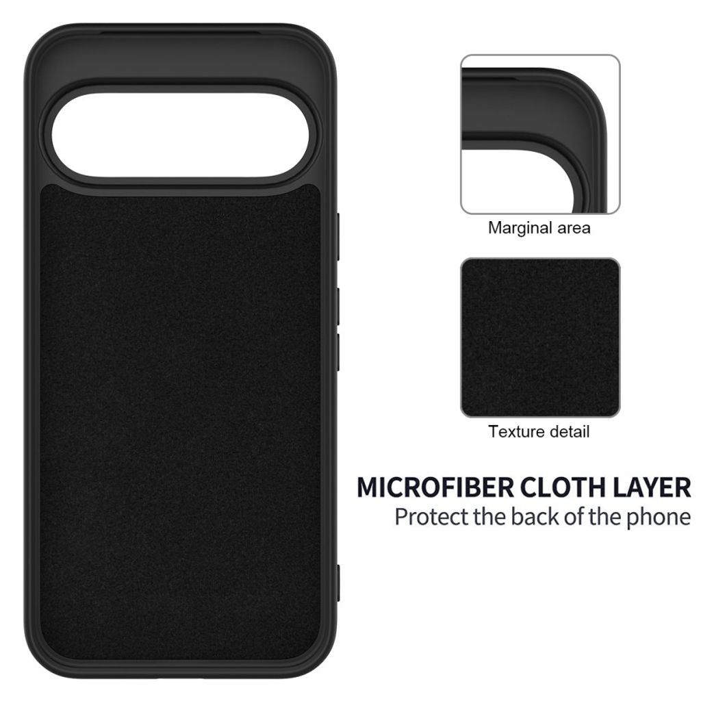 Google Pixel 11 Pro XL Cover med Strap Silikone Sort