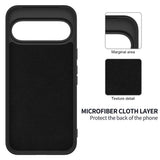 Google Pixel 11 Pro XL Cover med Strap Silikone Sort