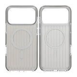 iPhone 17 Pro Max Cover Bølget MagSafe Sølv