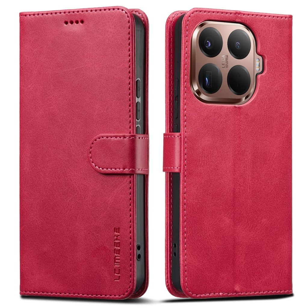 Lc.Imeeke Xiaomi 17T Etui med Kortholder Stativfunktion Lyserød