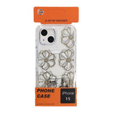 iPhone 15 Cover Mønster MagSafe Blomster