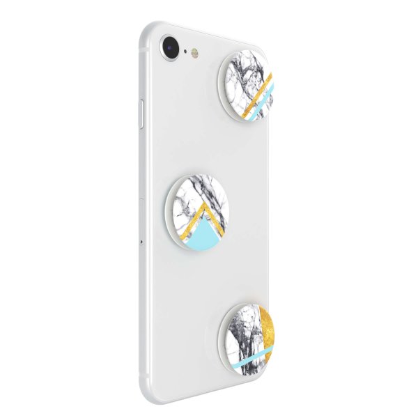 Popsockets PopMinis White Marble Glam 3-pak