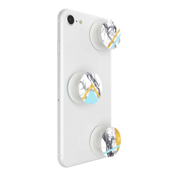 Popsockets PopMinis White Marble Glam 3-pak