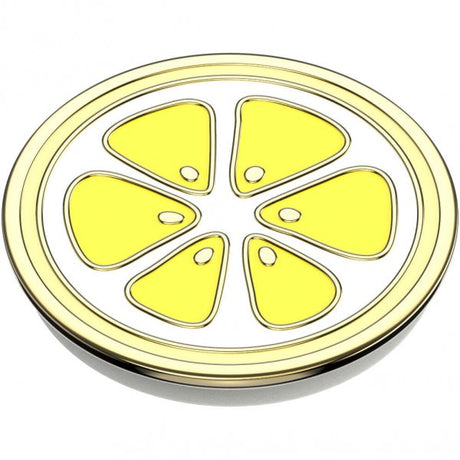 Popsockets PopGrip Enamel Lemon Slice Yellow