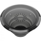 Popsockets PopGrip Transparent Sort Røg