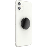 Popsockets PopGrip Transparent Sort Røg