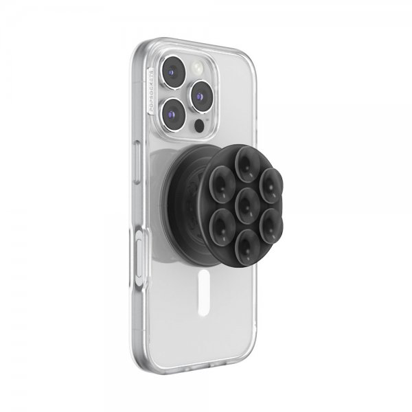Popsockets MagSafe Suck-Up Grip & Mount Translucent Black