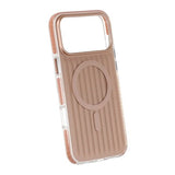 iPhone 17 Pro Max Cover Bølget MagSafe Lysebrun