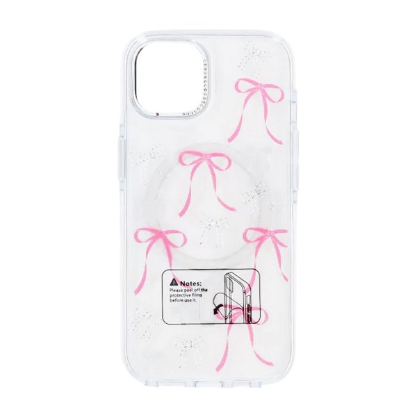 iPhone 15 Cover Mønster MagSafe Roset
