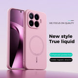 ABEEL Xiaomi 17T Pro Cover Silikone MagSafe Lyserød
