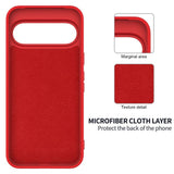 Google Pixel 11 Pro XL Cover med Strap Silikone Rød