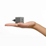 Alogic Oplader Dual USB-C Rapid Power 45W Cube GaN Grå