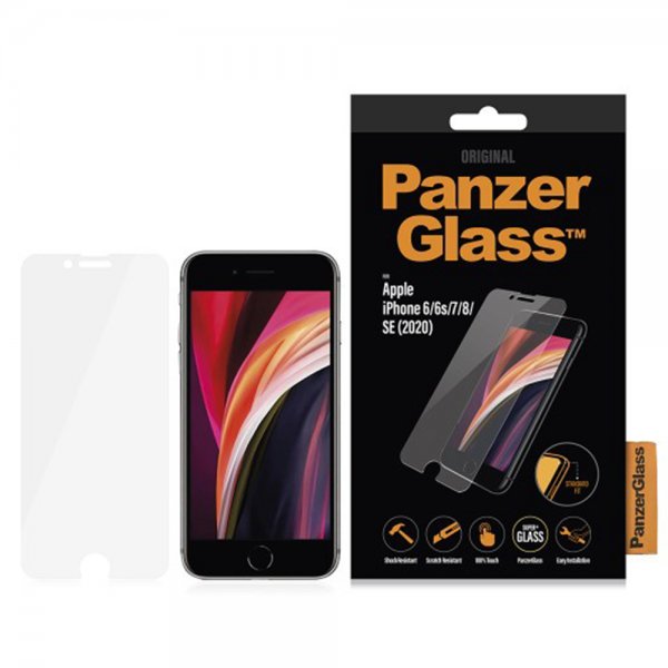 PanzerGlass iPhone 6/6S/7/8/SE Skærmbeskyttelse Standard Fit