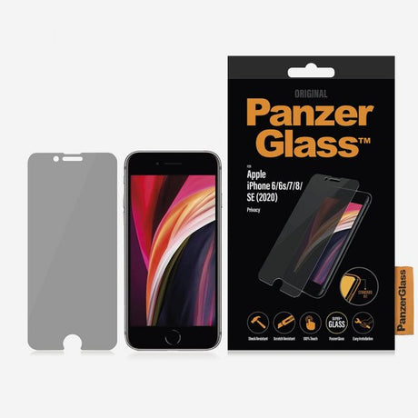 PanzerGlass iPhone 6/6S/7/8/SE Skærmbeskyttelse Privacy Standard Fit