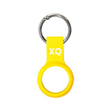 Xqisit AirTag Holder Silikone Etui Gul