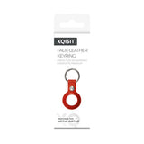 Xqisit AirTag Holder PU-etui Rød
