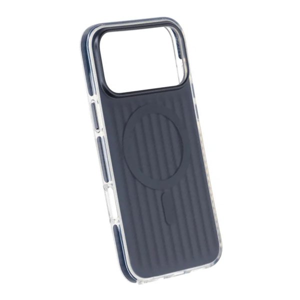 iPhone 17 Pro Max Cover Bølget MagSafe Mørkeblå
