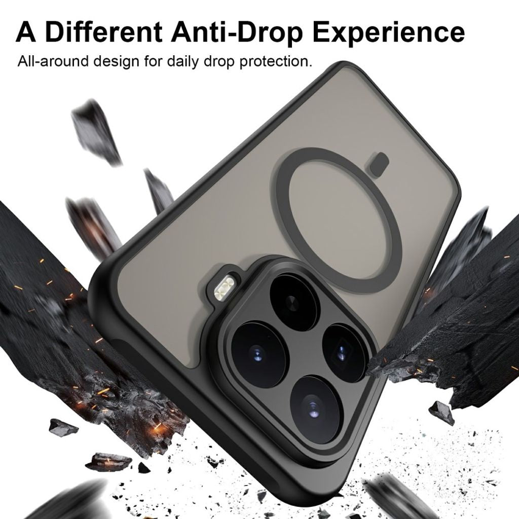 Xiaomi 17T Pro Cover Frostet MagSafe Sort