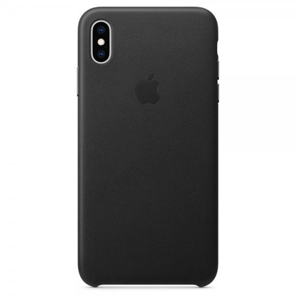 Apple Original Lædercover til iPhone X/Xs Sort
