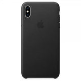 Apple Original Lædercover til iPhone X/Xs Sort