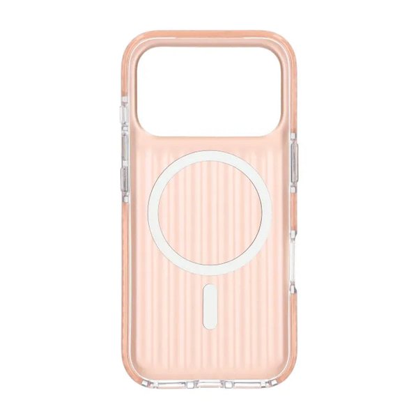 iPhone 17 Pro Cover Bølget MagSafe Lysebrun