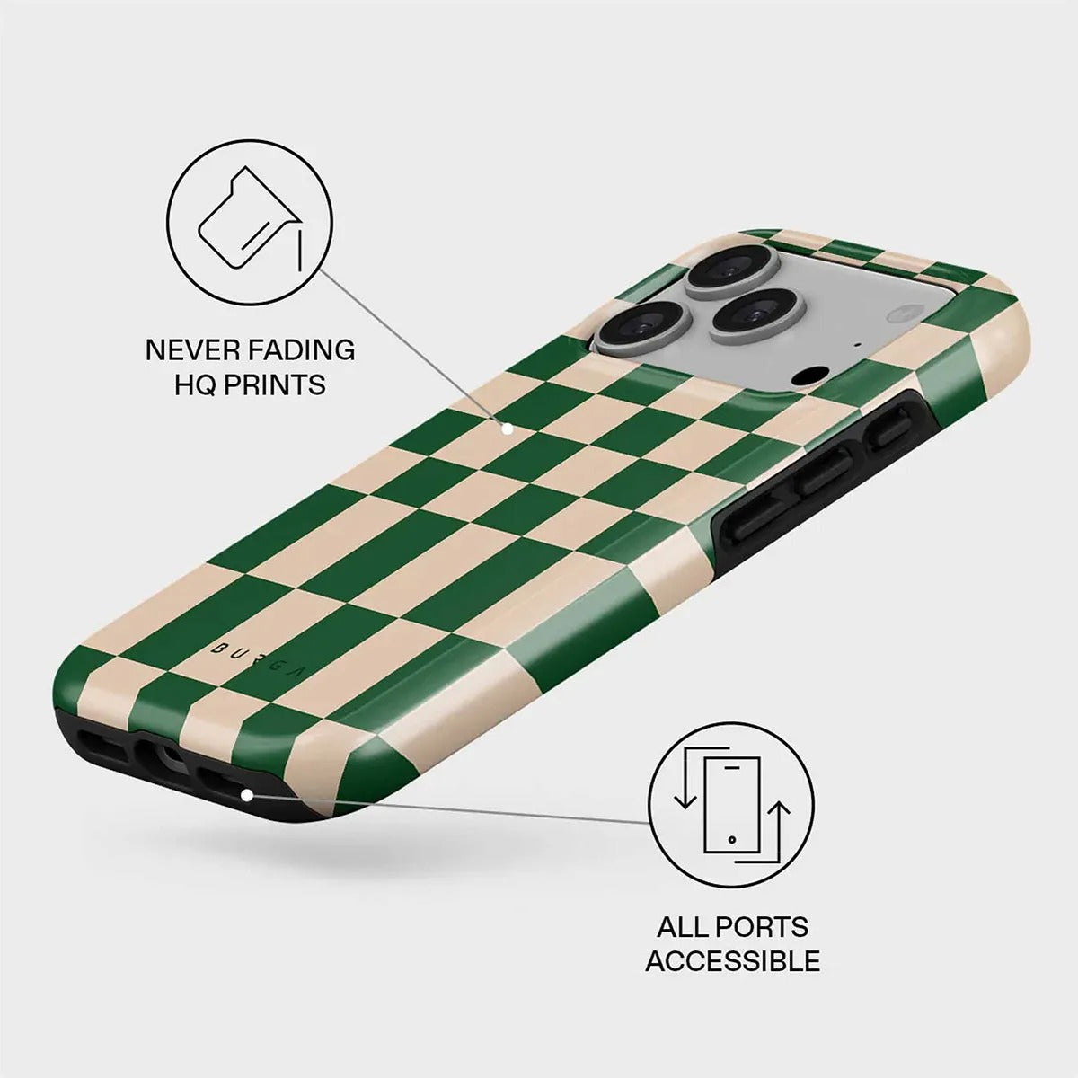 Burga iPhone 17 Pro Cover Tough MagSafe Ivy League