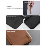Nillkin iPhone 17 Pro/iPhone 18 Pro Etui Qin Pro Sort