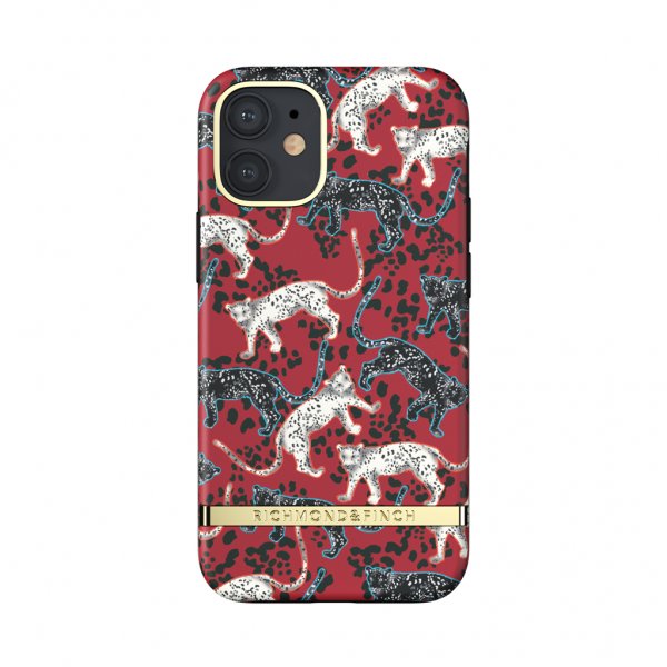 Richmond & Finch iPhone 12 Mini Cover Samba Red Leopard