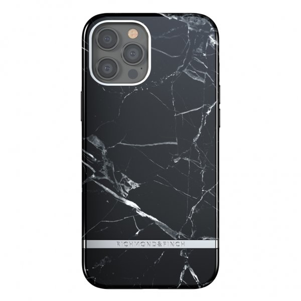 Richmond & Finch iPhone 12 Pro Max Cover Black Marble