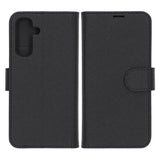 Samsung Galaxy A17 Cover med Kortlomme og Stativfunktion Sort