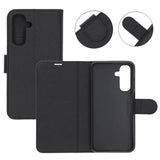 Samsung Galaxy A17 Cover med Kortlomme og Stativfunktion Sort