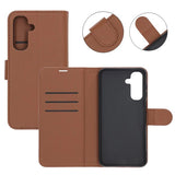 Samsung Galaxy A17 Cover med Kortlomme Standerfunktion Brun