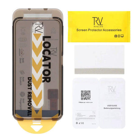 Rvelon Samsung Galaxy S24/S25 Skærmbeskytter Monteringsramme Privacy