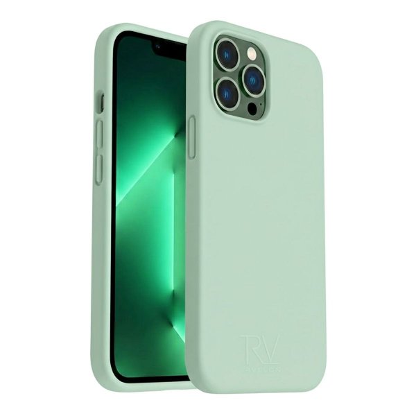 Rvelon iPhone 12/iPhone 12 Pro Silikonecover Grøn
