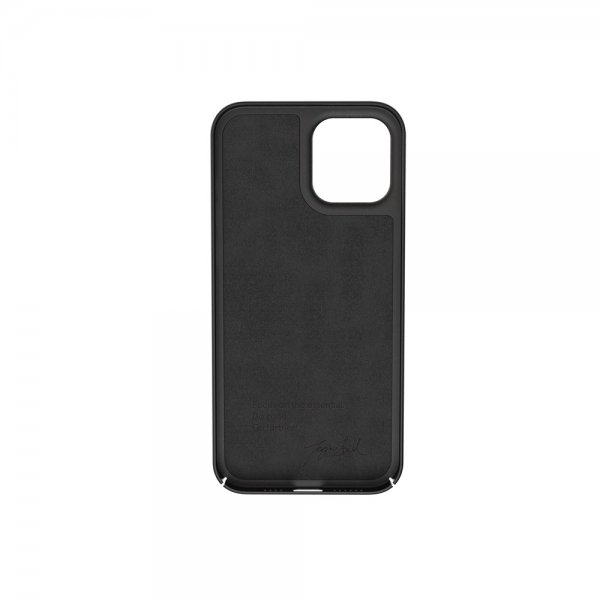 Nudient iPhone 12 Pro Max Cover Thin Case V3 MagSafe Ink Black