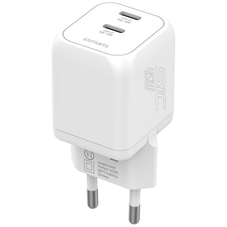 4smarts Væggladdere PDPlug SiC 45W 2xUSB-C