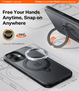 Torras iPhone 17 Cover Ostand Q3 Spin Obsidian Black