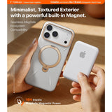 Torras iPhone 17 Pro Max Cover Ostand Q3 Vegskin Pearl Gray