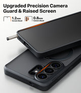 Torras Samsung Galaxy S26 Ultra Cover Ostand Q3 Spin Obsidian Black