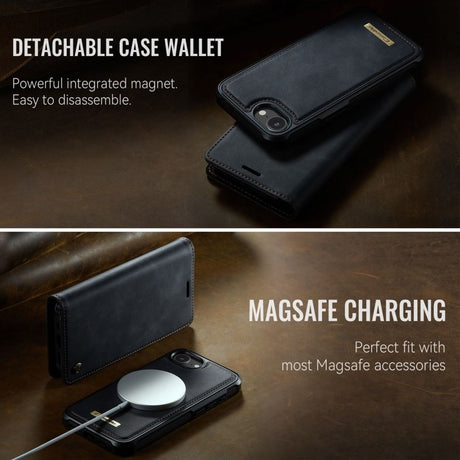 CaseMe iPhone 16e/iPhone 17e Etui C49 Series Sort