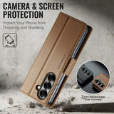 CaseMe Samsung Galaxy Z Fold 8 Ultra Etui 023 Series Brun