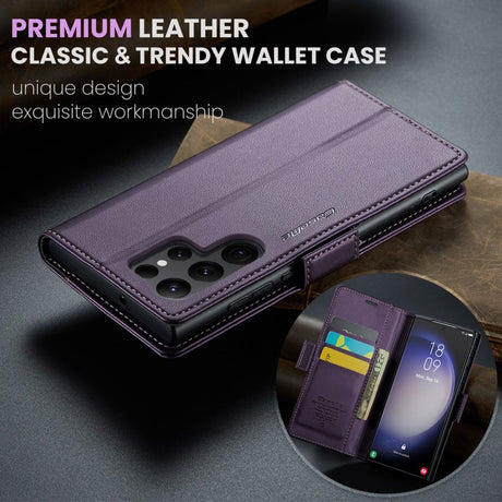 CaseMe Samsung Galaxy S24 Ultra Etui 023 Series Lilla
