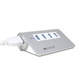 Satechi USB 3.0 aluminiumhub 4 porte sølv