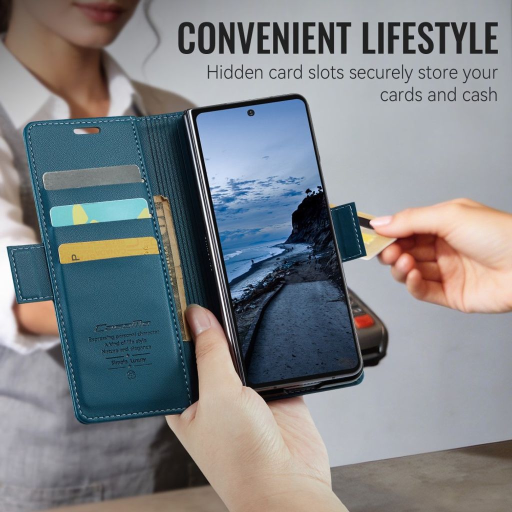 CaseMe Samsung Galaxy Z Fold 8 Ultra Etui 023 Series Blå