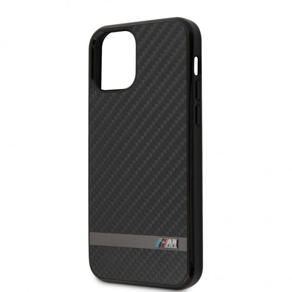 BMW iPhone 12/iPhone 12 Pro Cover Carbon & Alu Sort