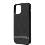 BMW iPhone 12/iPhone 12 Pro Cover Carbon & Alu Sort