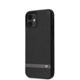 BMW iPhone 12 Mini Cover Carbon & Alu Sort