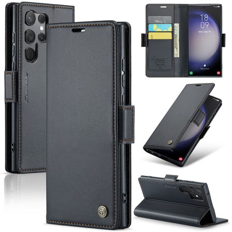 CaseMe Samsung Galaxy S24 Ultra Etui 023 Series Sort