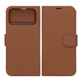 iPhone 17 Pro Max Cover med Kortlomme Standerfunktion Brun