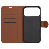 iPhone 17 Pro Max Cover med Kortlomme Standerfunktion Brun